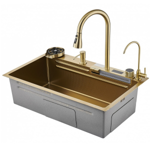 Мойка многофункциональная Savol S-SC002C Золото матовое
